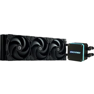 Водяное охлаждение Enermax LIQMAX III SF 360mm ARGB AIO CPU Liquid Cooler, ELC-LMT360-SF, 3x VRM 120mm Fan, (LGA 1851/1700/1200/115x/2066/2011/2011-3/1366, AMD AM5/AM4/AM3+/FM2+/FM1), Black