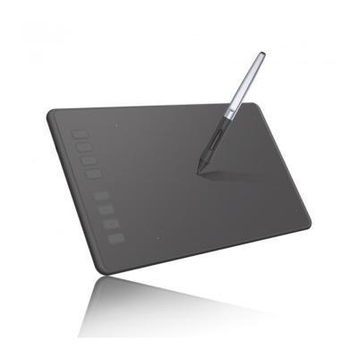 Графический планшет, Huion, H950P, Разрешение 5080 lpi, Чувствительность к нажатию 8192, Интерфейс USB, Рабочая область 221*138 мм. (8,7"х5,4"), Чёрный