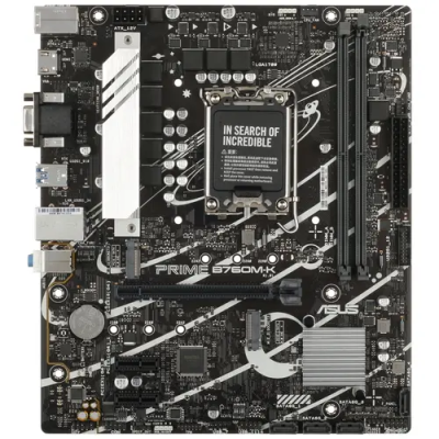 MB LGA1700 ASUS B760M-K,2xDDR5,10xUSB,4xSATAIII,mATX,PCIe16x, 2PCIe1x VGA,HDMI