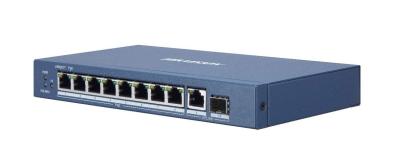 HUB Switch HIKVISION DS-3E0510P-E/M(B)(STD)8x1000Mbps PoE,1x1000Mbpc,1x1000 SFP,PoE budget:58W Metal