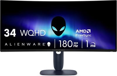 DELL 34" Alienware AW3425DWM VA CURVED 1ms 400 кд/м2,WQHD 3440x1440 180Hz 2xHDMI DP 2xUSB