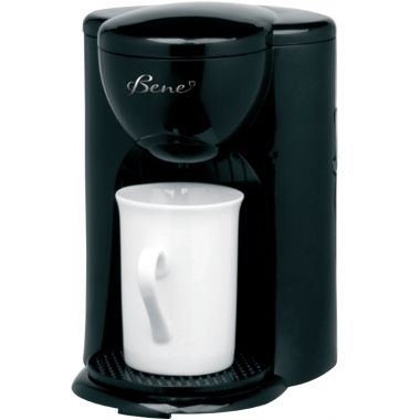 Кофеварка BENE F-10 BK(330Вт.капельная.пластик. 0,125 л.чашка в комплекте)