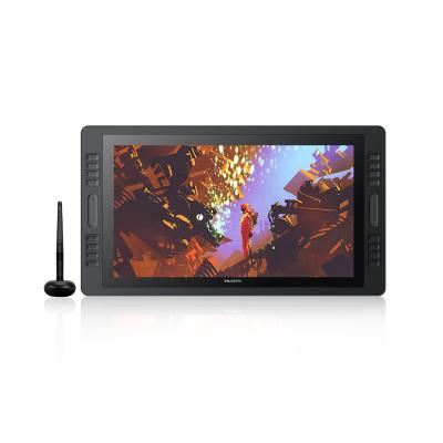 Графический планшет/монитор, Huion, Kamvas Pro 20 (GT1901), 19.5", Разрешение 1920х1080, Яркость 250cd/m2, Матрица IPS, 5080 lpi, Чувствительность к нажатию 8192, Интерфейс HDMI, DP, GA, Рабочая область 434,88*238,68 мм., Чёрный