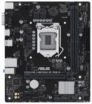MB LGA1200 Asus H510M-K,2xDDR4,10xUSB,M.2,4xSATAIII,mATX,PCIe16x,1xPCIe,VGA, HDMI