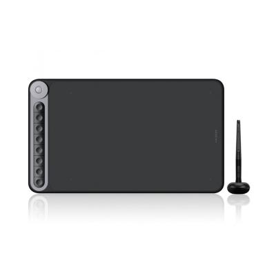 Графический планшет, Huion, Q620M, Разрешение 5080 lpi, Чувствительность к нажатию 8192, Интерфейс беспроводной, Рабочая область 266,7*166,7 мм. (10,5"х6,56"), Чёрный