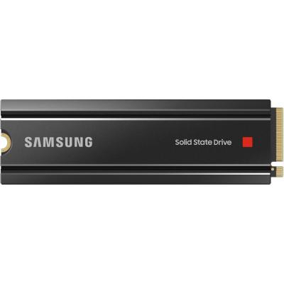 Твердотельный накопитель SSD 1TB Samsung 980 PRO with Heatsink MZ-V8P1T0CW, M.2 2280 PCIe 4.0 x4 NVMe 1.3, Read/Write up to 7000/5100MB/s, Box