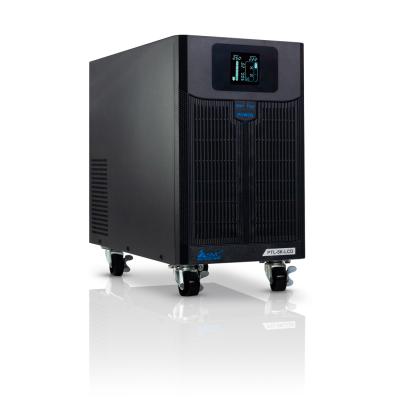 Источник бесперебойного питания, SVC, PTL-5K-LCD, Мощность 5000ВА/4000Вт, PTL-серия, LCD\Tel.line\USB(Smart), Диапазон работы AVR: 145-275В, Бат.: 12В/17Ah*4шт., 3 вых. + клеммная колодка, Чёрный