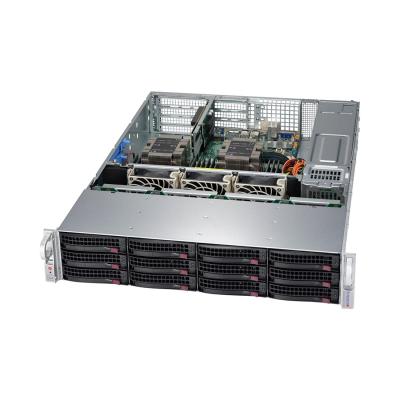 Серверная платформа, SUPERMICRO, SYS-6029P-TR, 2U, 2xLGA 3647, 16xDDR4, 8x3.5" Hot-swap, 2x1000W, Black