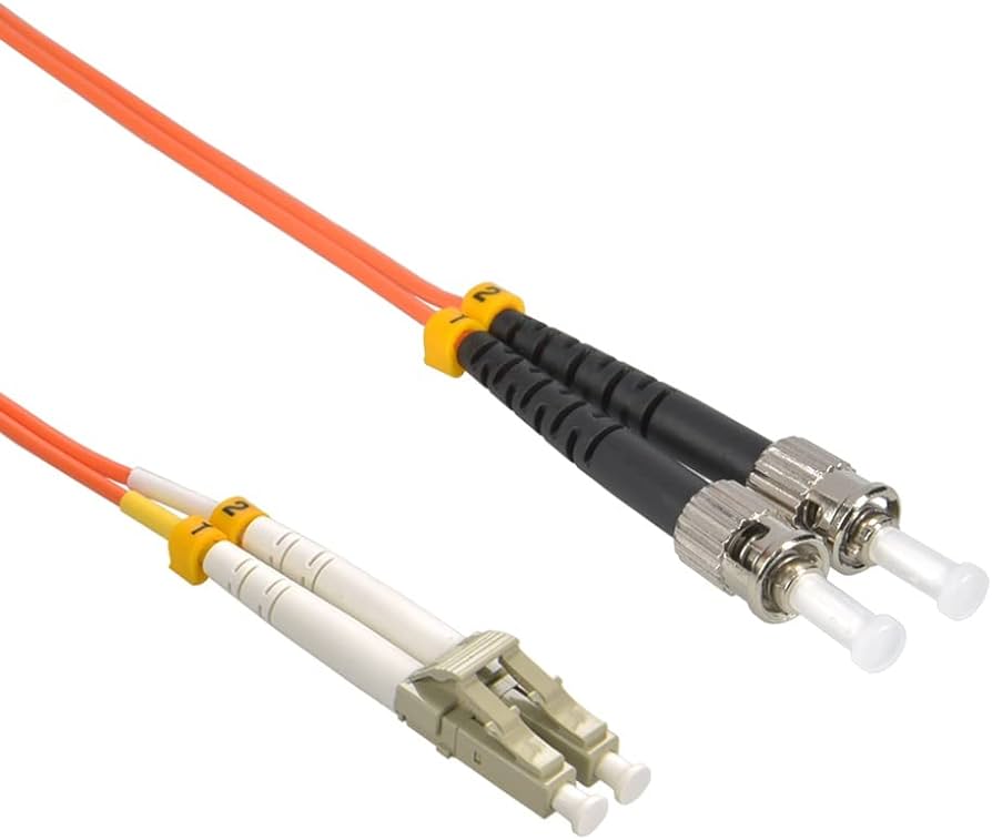 Патч Корд Оптоволоконный SHIP LC/UPC-ST/UPC MM OM1 62.5/125 Duplex 3.0мм, 7 м, Оранжевый, Пол. Пакет