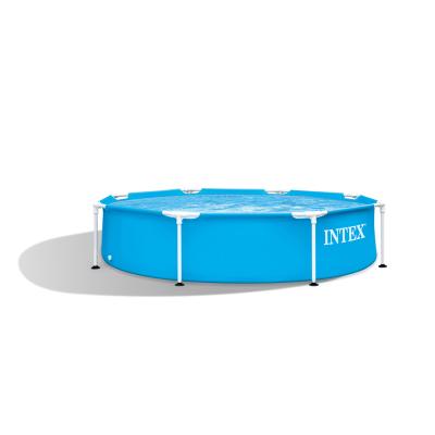 Каркасный бассейн Metal Frame 244 х 51 см, INTEX, 28205NP, Винил, 1828 л., Стальной каркас, Синий, Цветная коробка