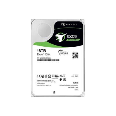 Жесткий диск, Seagate, Exos X18 ST18000NM000J 18TB SATA3 6Gb/s, 3.5", 7200RPM