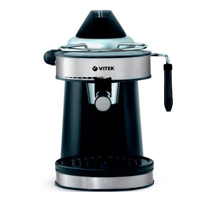 Кофеварка Vitek VT-1510 BK Мощность 650Вт. Объем 0,4 литра, Материал нержавеющая сталь. Тип капельная