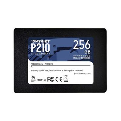 Твердотельный накопитель SSD, Patriot, P210 P210S256G25, 256 GB, SATA, 500/400 Мб/с