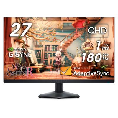 DELL 27" Alienware AW2724DM IPS 1ms 600 кд/м2,QHD 2560x1440 HDMI(144Hz) 2xDP(180Hz) 2xUSB3.2