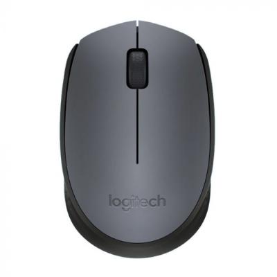 Мышь Logitech M171, 3 Buttons, 1000dpi, беспроводная, Black/Grey