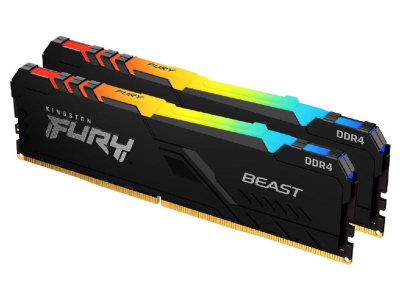 DDR5 16GB (2x8GB) PC-48000 (6000MHz) KINGSTON FURY BEAST RGB XMP KF560C30BBAK2-16