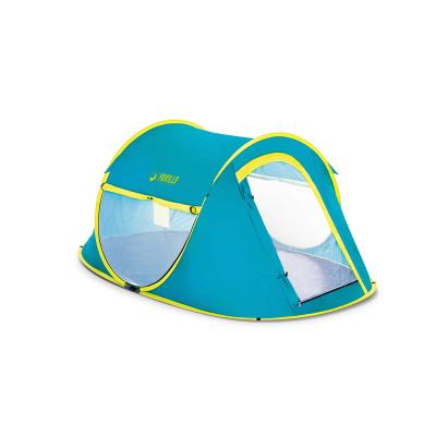 Палатка туристическая Pavillo Cool Mount 2 235 х 145 х 100 см, BESTWAY, 68086, Верх - винил PE190T с покрытием PU2000mm. Пол - винил PE 120 г/м, 2х-местная, Боковые сетчатые окошки и вход, Вес -1.95 кг., Зеленая, Сумка для переноски