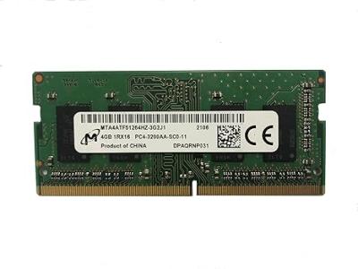 SODIMM DDR4 4GB PC-25600 (3200MHz) MICRON