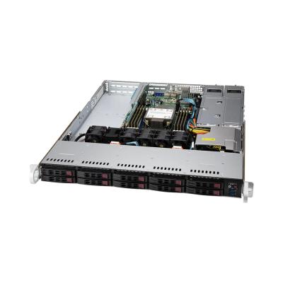 Серверная платформа, SUPERMICRO, SYS-110P-WTR, LGA4189, C621A, 3xPCI-E, SVGA, SATA RAID, 10xHS SAS/SATA, 2x10GbLAN, 8DDR4 750W HS