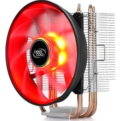 CPU cooler DEEPCOOL GAMMAXX-300 RED LGA115*/1200/AMD 120x25mm,900-1600rpm,3HP