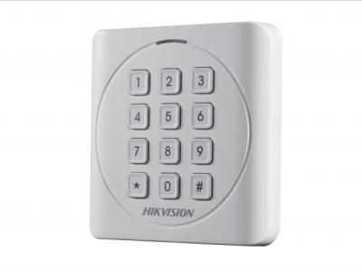 Считыватель с клавиатурой HIKVISION DS-K1801MK(STD) Mifare,пластик, IP65