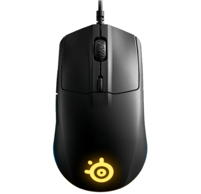 SteelSeries Rival 3 Gaming Mouse, 8500dpi 6 button, USB,BLACK
