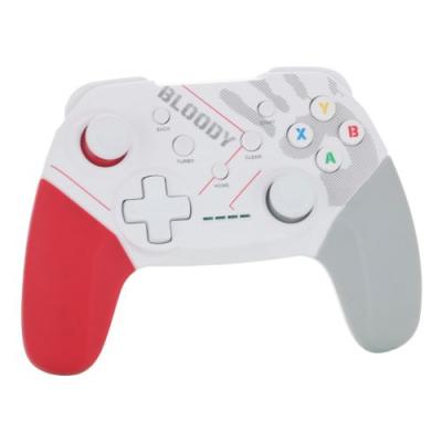 A4TECH BLOODY GPW50 DUAL MODE 2.4G WIRELESS & USB WIRED GAMEPAD SPORTS WHITE