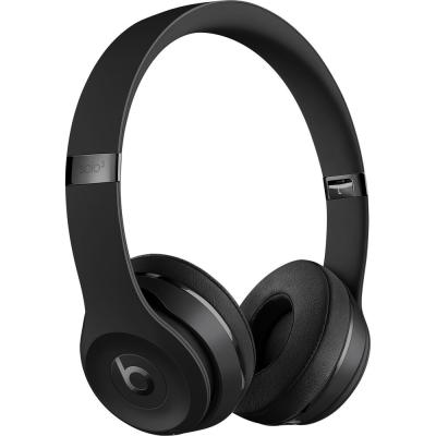 Наушники беспроводные Beats Solo3, накладные, встроенный микрофон, складной дизайн, Apple W1, звонки в режиме hands-free, Bluetooth Class 1, Black