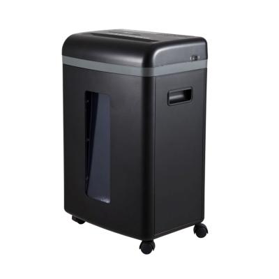 Уничтожитель бумаг, COMIX, S3508D, A4, Подача: 8 лист., Уничтожение CD/кредитных карт, Уровень секретности: 4, Скорость 2.3 м/мин, Ёмкость корзины 22 л., 65 дБ, Микро резка, Чёрный