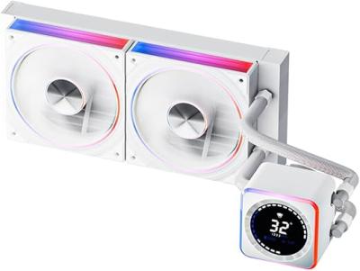 Liquid Cooler Jungle Leopard Astrobeat Digital 240 White 2x120mm Fan A-RGB LGA1700/1200/115X AMD AM4/AM5