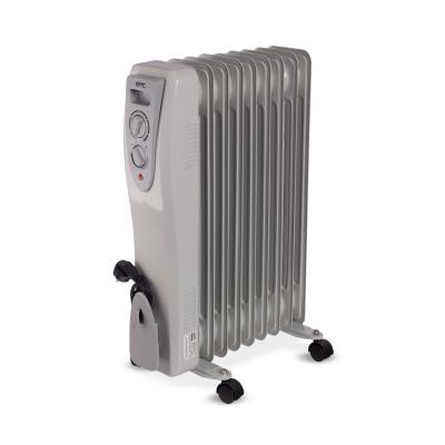 Масляный обогреватель, SVC, OH-2000-9, Мощность 2000Вт, Площадь обогрева: до 20м2, 9 секций, 3 режима работы, Регулировка температуры, Отключение при перегреве, Колеса для перемещения, Серый