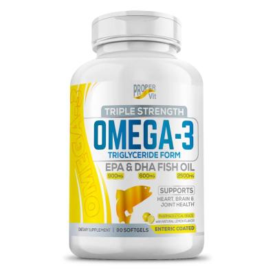 Proper Vit Triple Strength Omega3 2500mg Triglyceride Form EPA 900 DHA 600 (90 капс)