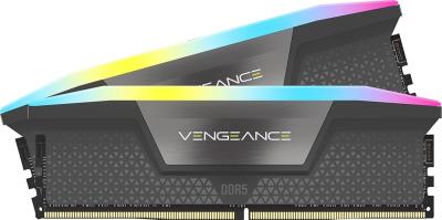 DDR5 Corsair VENGEANCE RGB 64GB (2x32GB) 6000MHz CL32 Black (CMH64GX5M2B6000C38)