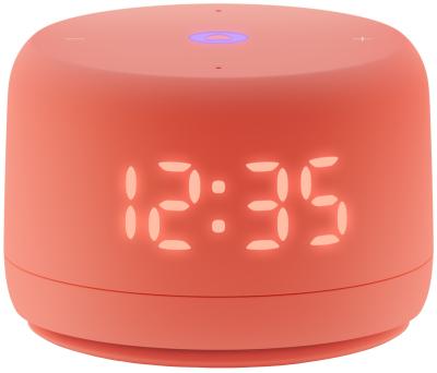 Умная колонка Яндекс YNDX-00026ORG, Яндекс Станция Лайт Второе поколение, YaGPT, 6Вт, 2 микрофона, USB TYPE-C, Коралловый