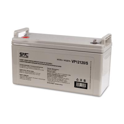 Батарея, SVC, Свинцово-кислотная VP12120/S12В 120 Ач, Размер в мм.: 407*174*233