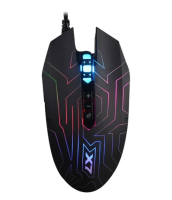 A4TECH X77 OSCAR NEON MAZE 2400 DPI GAME MOUSE USB BLACK