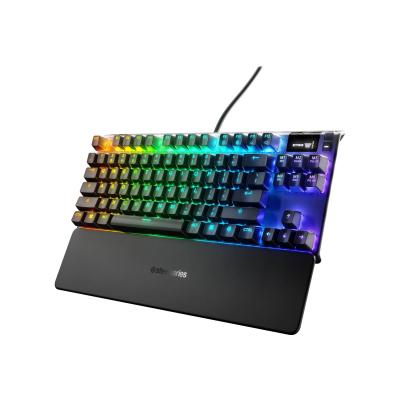 SteelSeries Apex 7 TKL Mechanical Gaming Keyboard OLED Smart Display RGB Backlight, RU