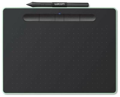 Цифровой графический планшет Wacom Intuos Medium CTL6100WLE-N, A5, USB, Bluetooth, 4096 Pressure Levels, Pistachio Green+Wacom Pen 4K LP-1100K