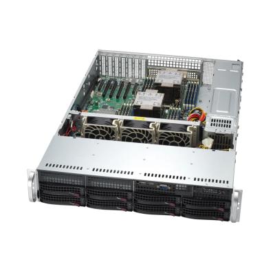 Серверная платформа, SUPERMICRO, SYS-621P-TR, 2U, Intel® C741, 8x 3.5" SATA, 16x DDR5, 2x 1Gb Ethernet, 1200W Rdt PSU
