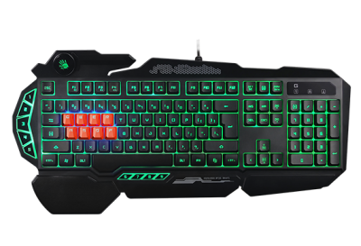 A4TECH BLOODY B318 LIGHT STRIKE GAMING 8 IR MICRO-SWITCH KEYBOARD USB US+RUSSIAN