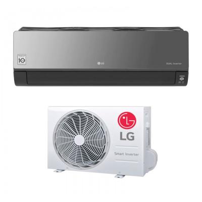 Кондиционер LG ARTCOOL Mirror AC18BK Dual Inverter,ThinQ, UVnano, Ionizer, Dark Gray