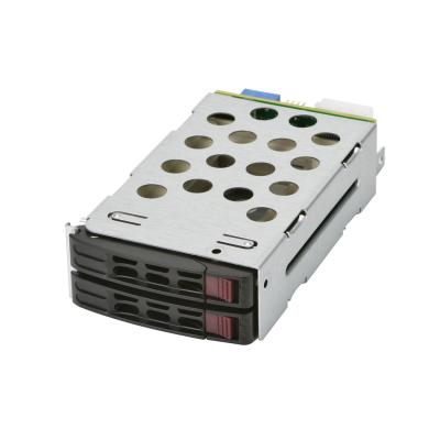 Дисковая корзина, Supermicro, MCP-220-82616-0N, Rear Window 12G 2x 2.5", HDD Module