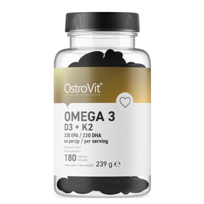 OstroVit Omega 3 D3 + K2 (180 капс)