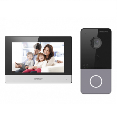 Видеодомофон HIKVISION DS-KIS603-P(C) (STD) IP WiFi PoE Видеодомофон HIKVISION DS-KIS603-P(C) (STD) IP WiFi PoE