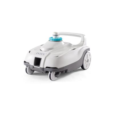 Вакуумный очиститель автоматический дна бассейна (пылесос) ZX100, INTEX, 28006, Пластик, Улучшеная версия механизма сборки мусора, Бак для мусора 1.5 л., Серый, Цветная коробка