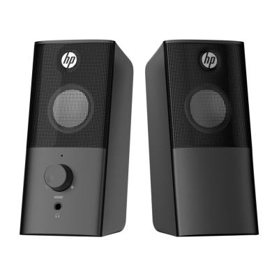 Колонки, HP, DHS-2101, 6Вт, USB, Длина кабеля 1,5м, Регулятор громкости, Черный