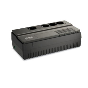 Источник бесперебойного питания APC Easy UPS BV1000I-GR, Линейно-интерактивный, Мощность 1000ВА/600Вт, Напольный, 230В, Вых: 4x Schuko, 12В/9Ач, Чёрный