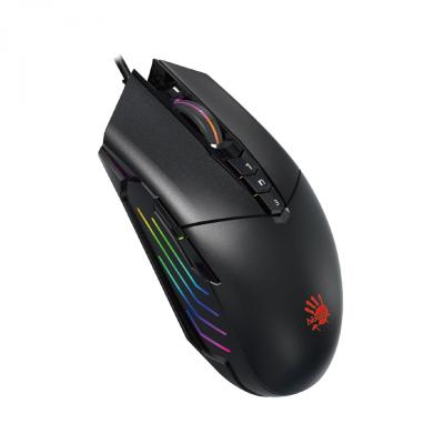 A4TECH BLOODY P91S RGB GAMING MOUSE STONE BLACK METAL FEET ACTIVE USB BLACK