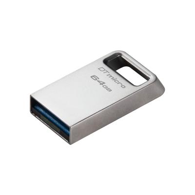 USB-накопитель, Kingston, DTMC3G2/64GB, 64GB, USB 3.2, Серебристый