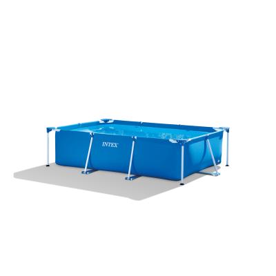 Каркасный бассейн Rectangular Frame 300 x 200 х 75 см, INTEX, 28272NP, Винил, 3834 л., Стальной каркас, Синий, Цветная коробка